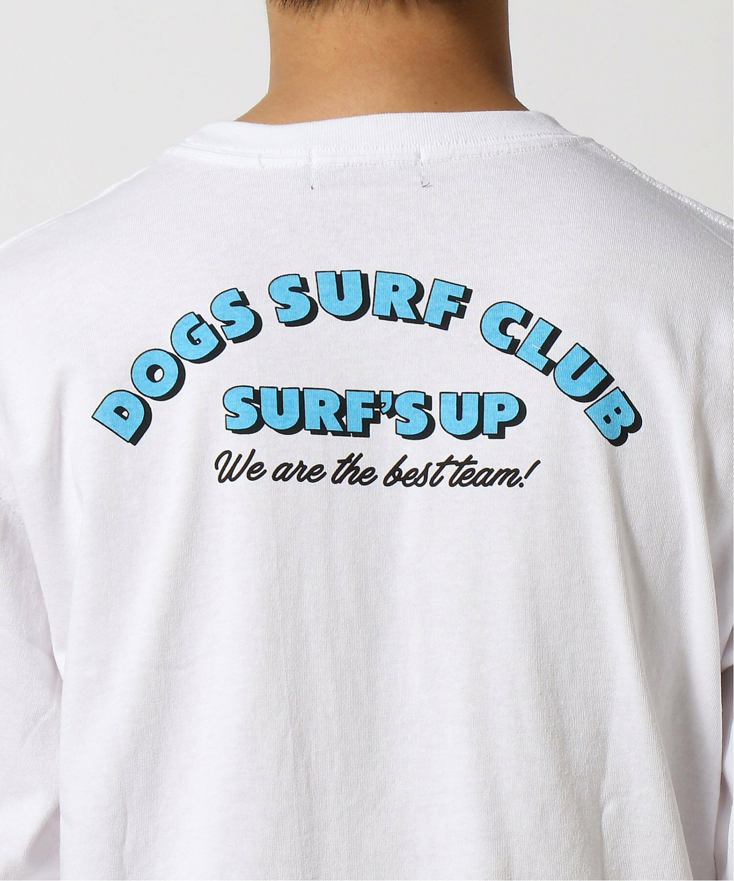 SURFS UP/(U)DOGSSURFCLUBプリントLST